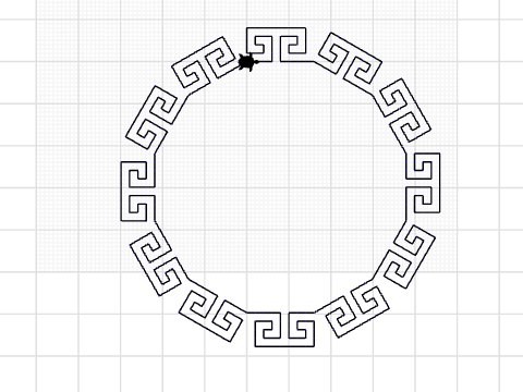 greek pattern 1 radial