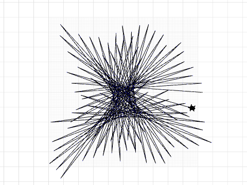 Random stitch length - explosion