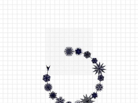 snowflake circle