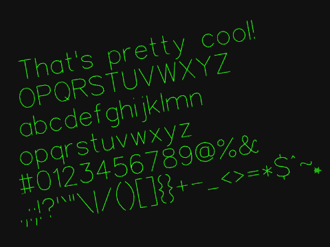 more font testing