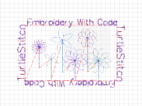 Embroidery with Code Flower Garden