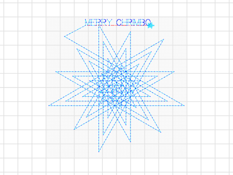 merry chrimbo snowflake 