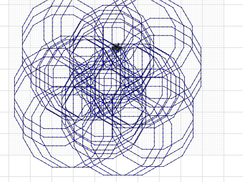 dodecagon flower 2