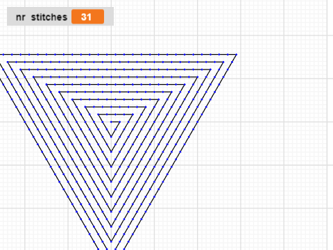 triangle spiral