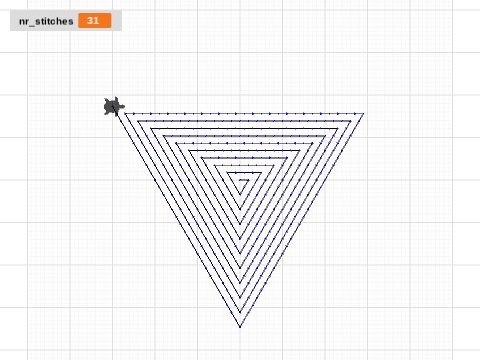 Triangle Spiral Code