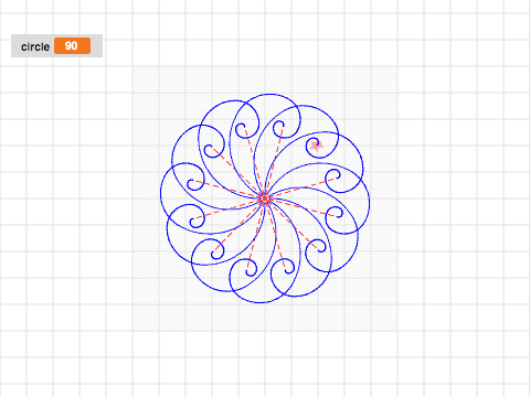 golden ratio spiral flower