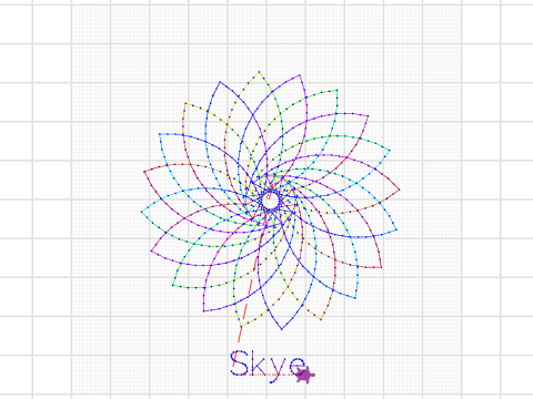 rainbow flower improved