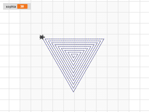 triangle spiral LOL