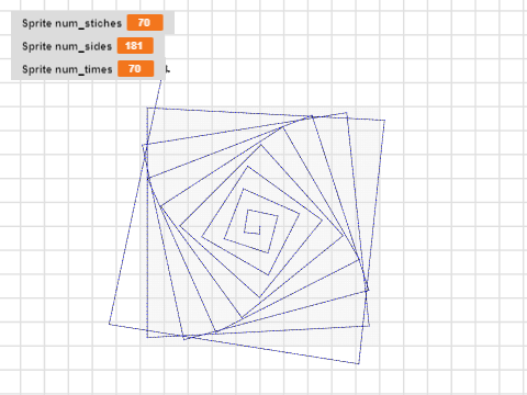 TurtleStitch Spiral