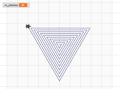 triangle spiral