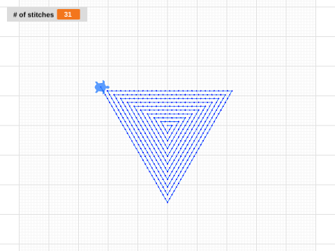 triangular spiral