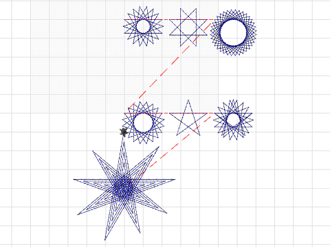 spiral & star polygons