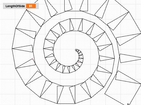 Spiraling Square