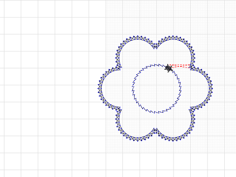 flower design_using 180 arcs_Cythhia_Solomon