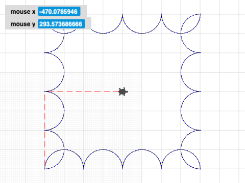 arcs and half circles