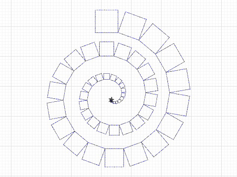 Spiral Spinning Inward