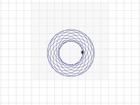 Shapes circle and triangle