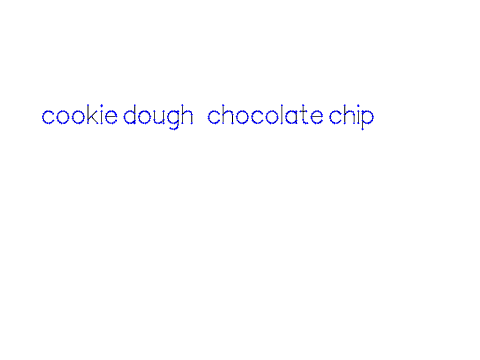 cookie dough chocolate chip