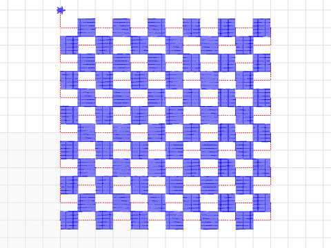 Margaret Lows Tatami Technique - A Checkerboard Pattern