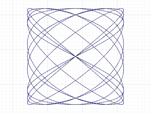 lissajous pillow