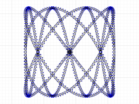 overlapping lissajous xstitch