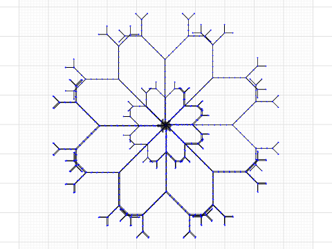 Sunday Challenge #8 A Tree Snowflake