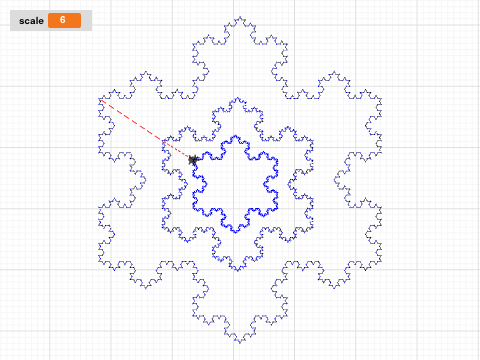 Sunday Challenge #8 B Recursive Snowflake