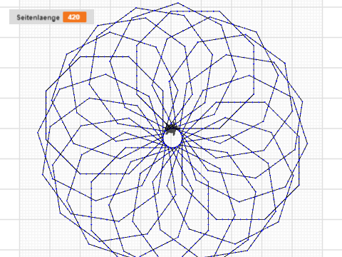 AB_n-Eck und Spiralmuster