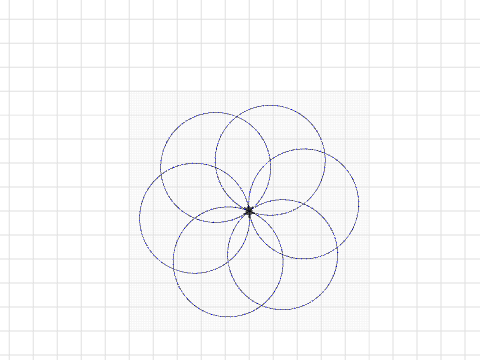 flower w/ circles