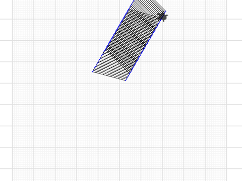 Broda un pètal trapezoidal