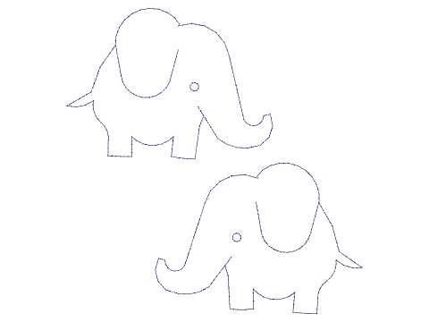 A Resizable Elephant Which Can Be Flipped