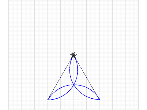 swirly triangle