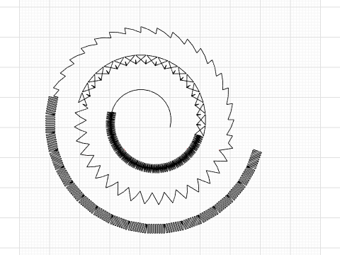 espiral REMIX (con puntadas de bordado)