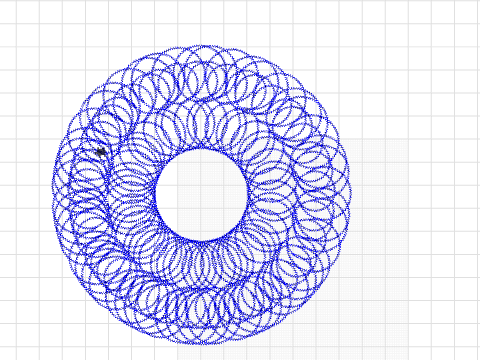 big ovals in big circle