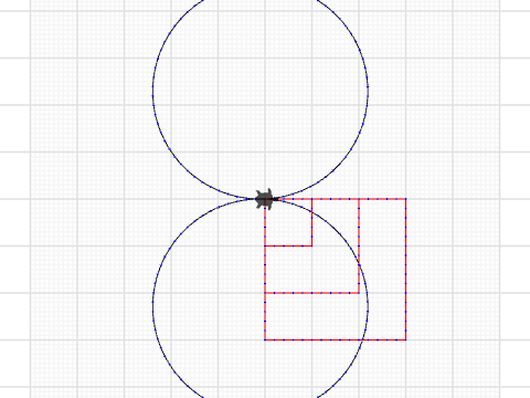 draft Shapes design 2 GMT squares