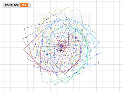 My colourful tunnel