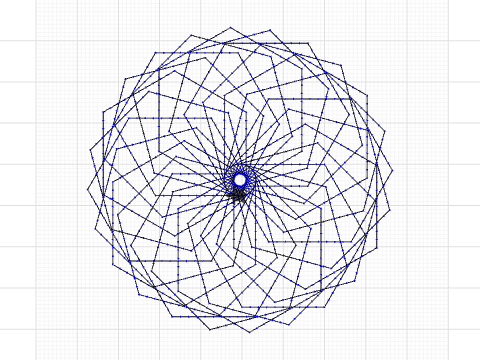 Polygon block circle