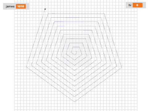 #6 Using variables to make spirals james