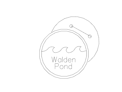 Walden Pond Button