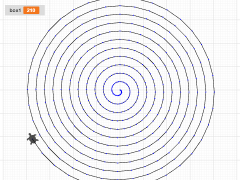 TurtleArt 2: Spiral and Variables