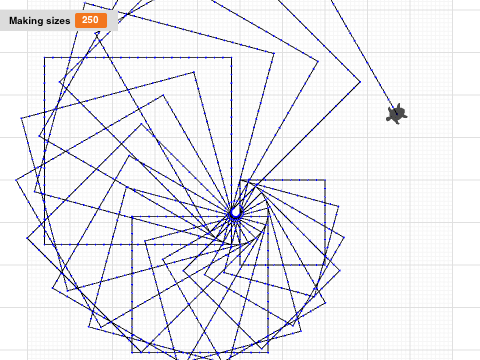 variables making shapes and sizes