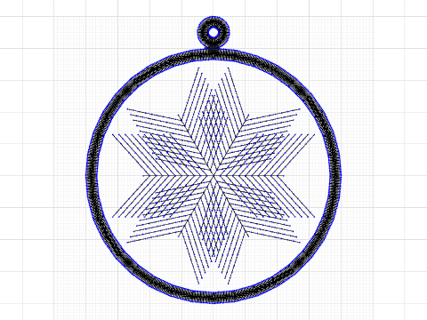 Snowflake Ornament #1