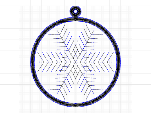 Snowflake Ornament #2