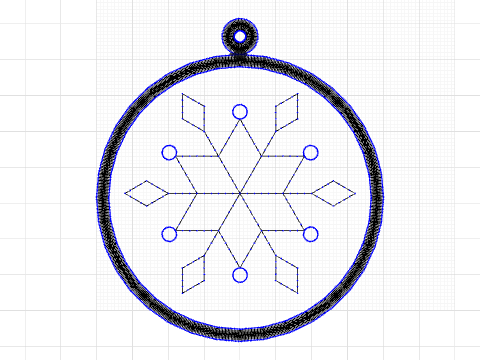 Snowflake Ornament #3