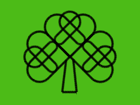 Celtic Knot Shamrock SIZEABLE