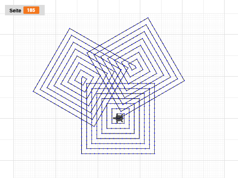 Quadratische Spirale