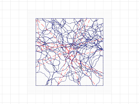 Zufallslinien im Quadrat