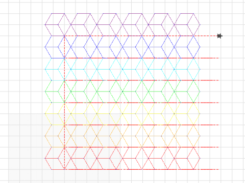 Rhombus Blocks - color