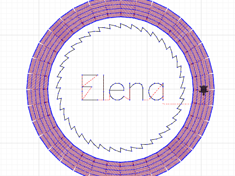 Elena Sun Coaster