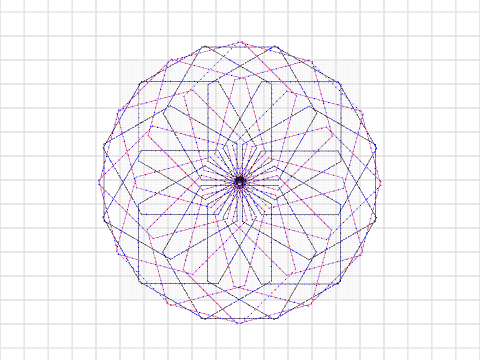 Mandala 2farbigB 12cm